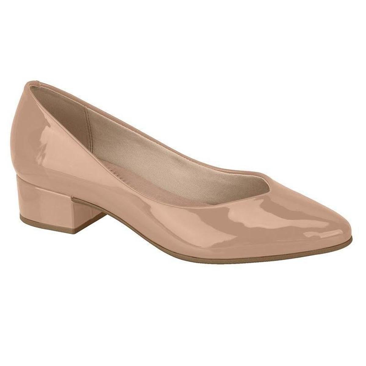 Scarpin Beira Rio Feminino - Nude Menor preço em Scarpin Beira Rio Feminino - Nude