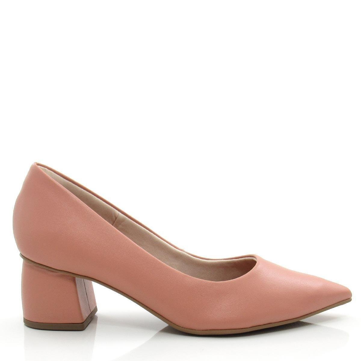 sapato salto grosso usaflex