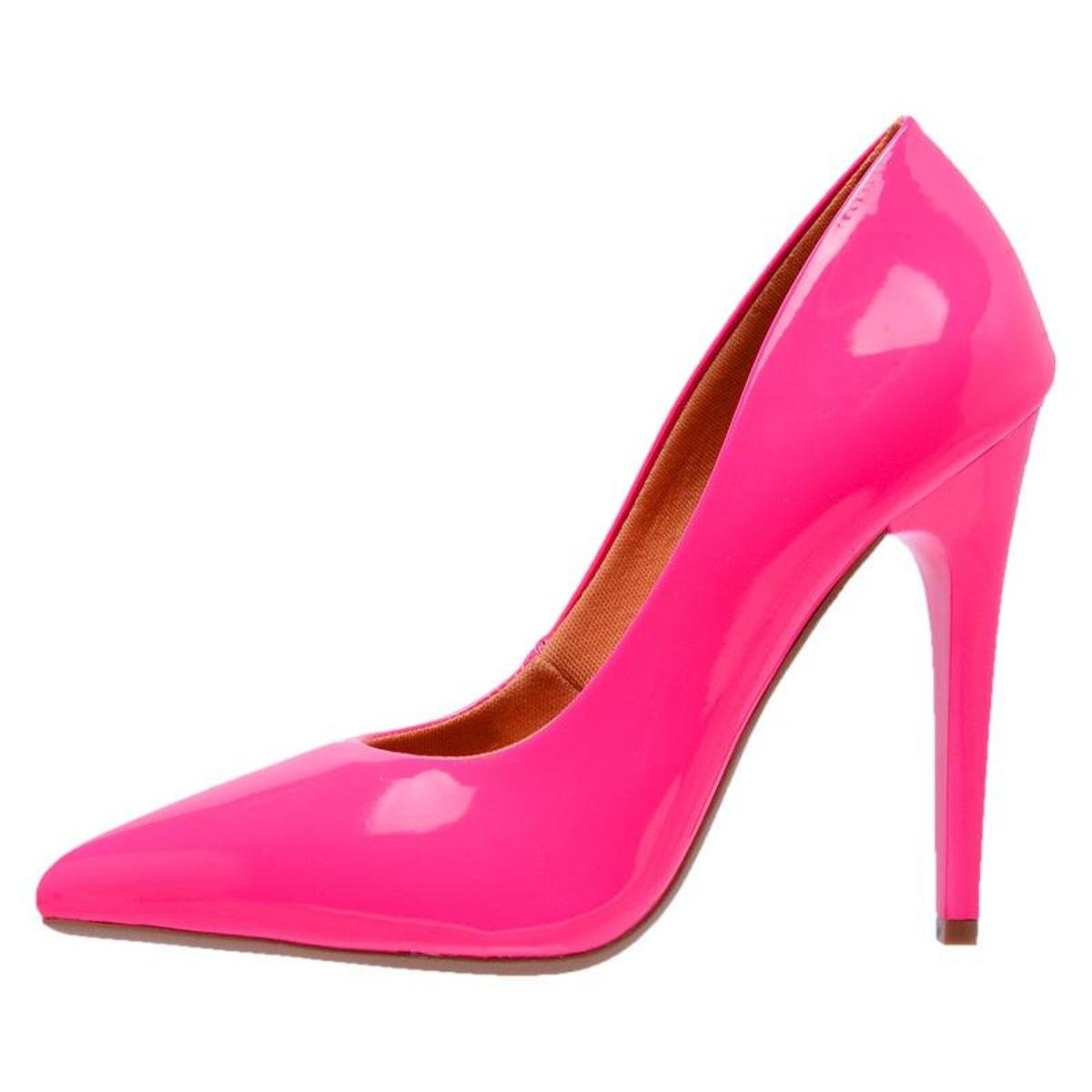 scarpin di scarp salto alto bico fino verniz