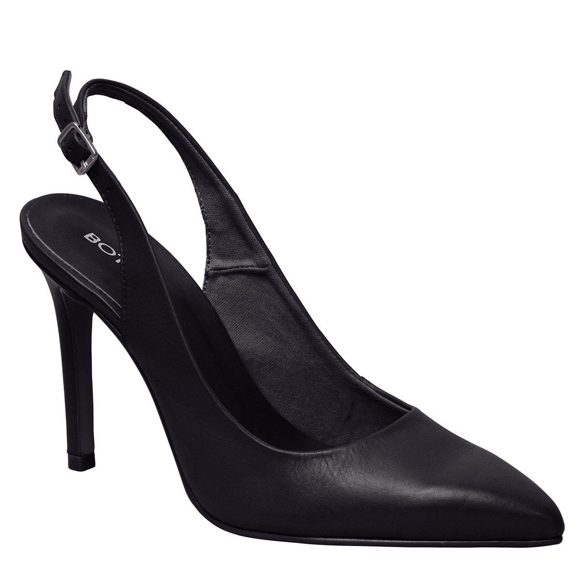 Scarpin Bottero Slingback Bico Fino - Preto Menor preço em Scarpin Bottero Slingback Bico Fino - Preto