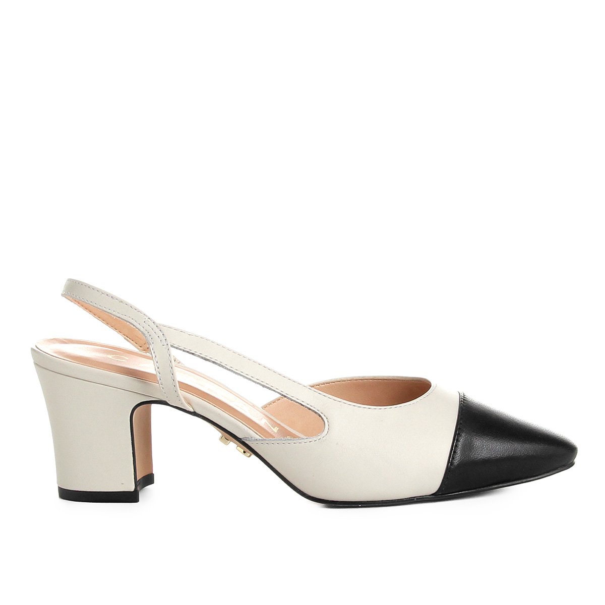 scarpin chanel branco