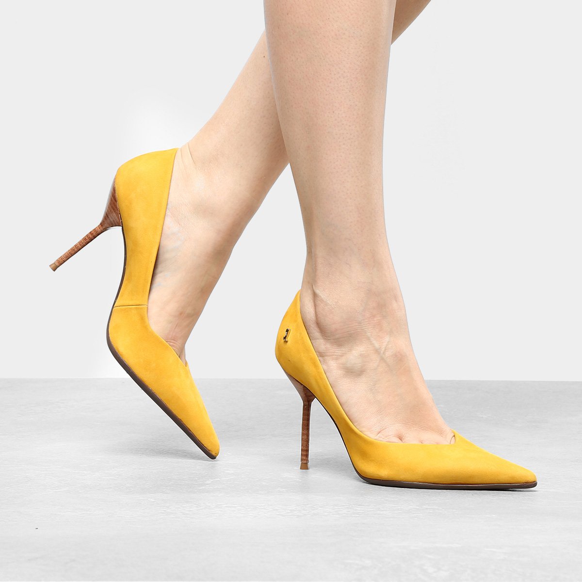 scarpin santa lolla amarelo