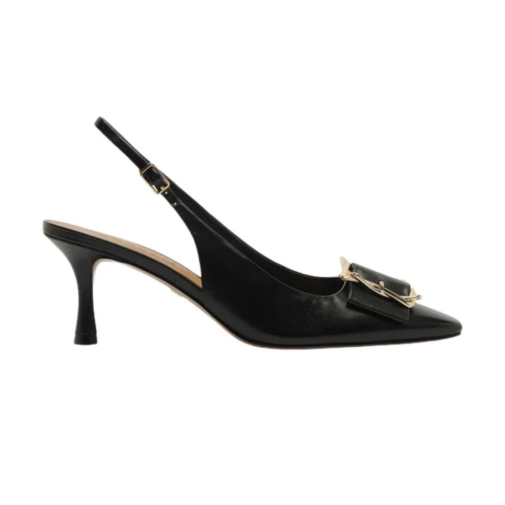 Scarpin Couro Slingback Fivela Lançamento Arezzo