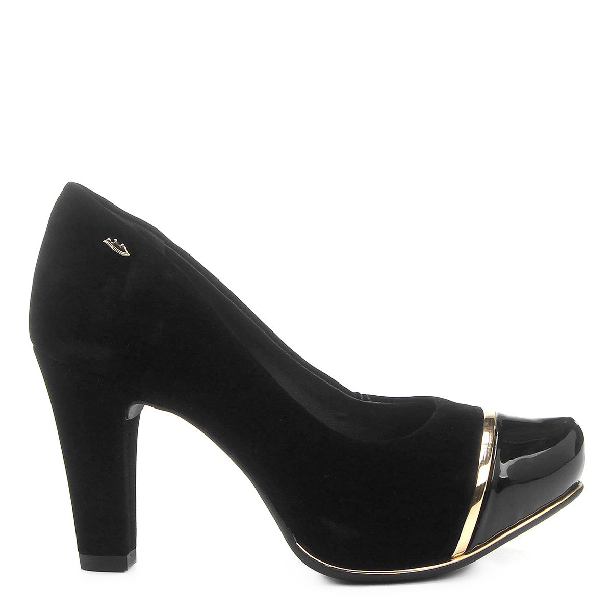 scarpin dakota meia pata bico tubarão