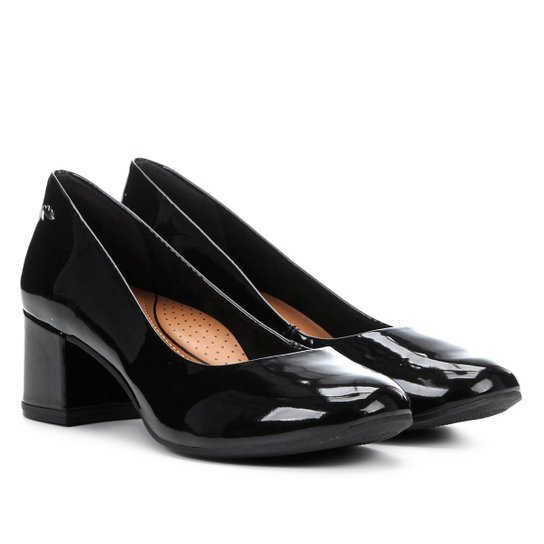 Scarpin Dakota Salto Médio Bico Redondo - Preto