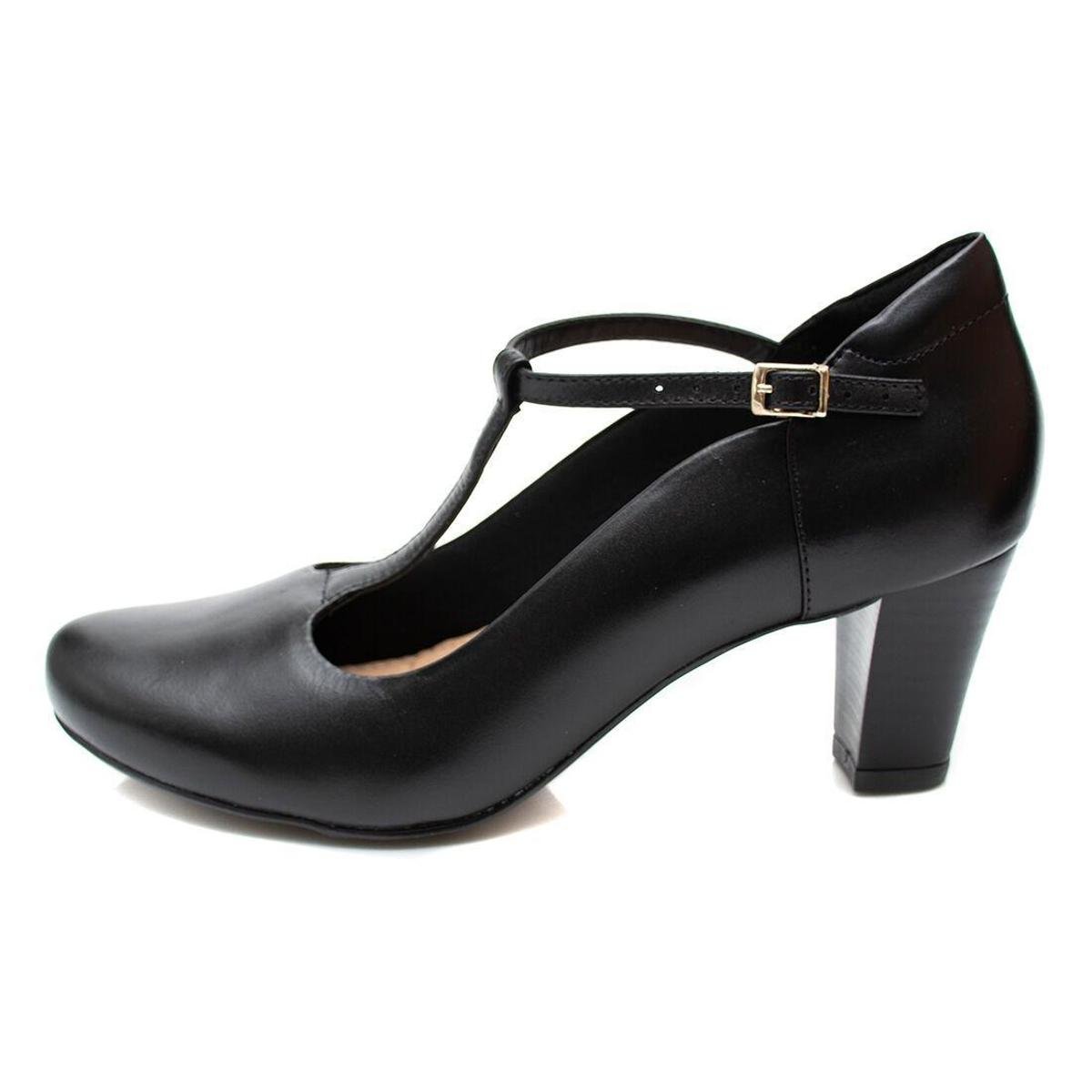 scarpin preto fechado