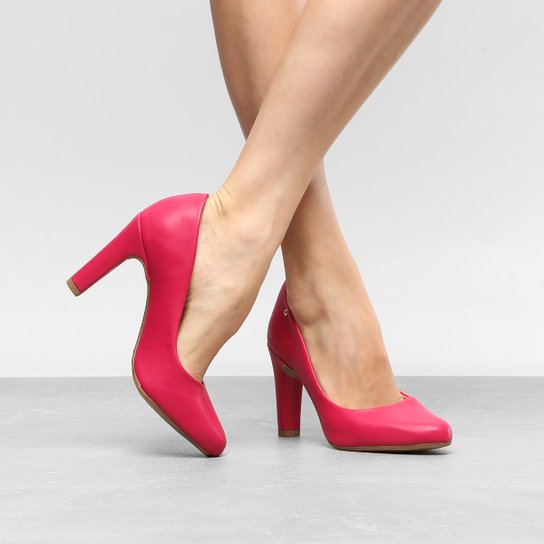 Scarpin Drezzup Salto Alto Basic - Pink