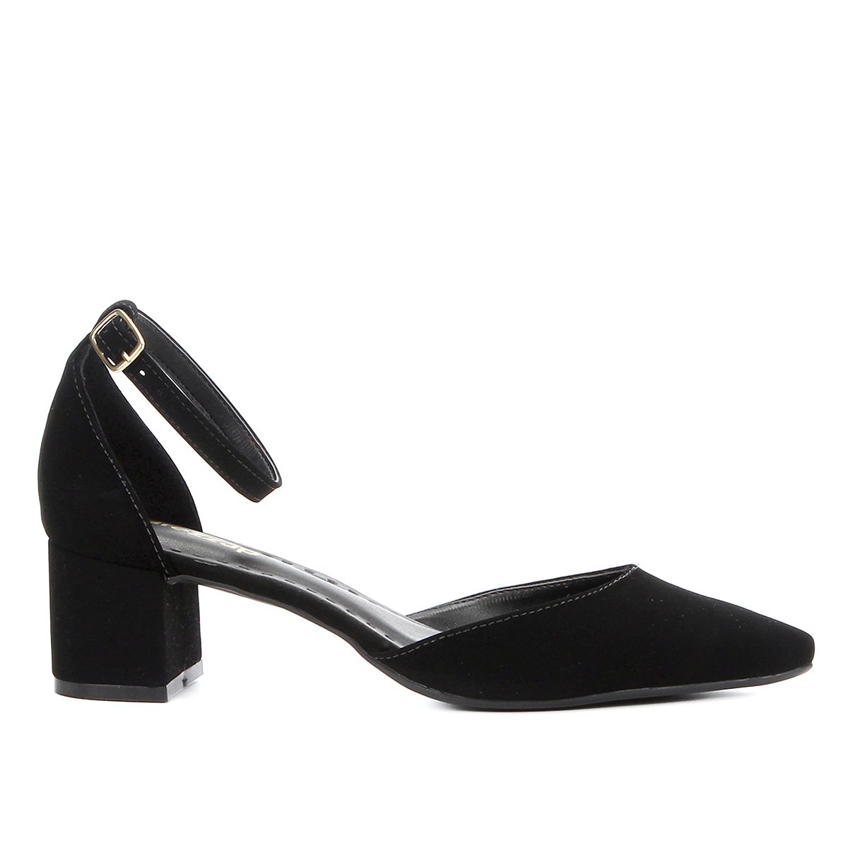 scarpin drezzup salto baixo bico fino