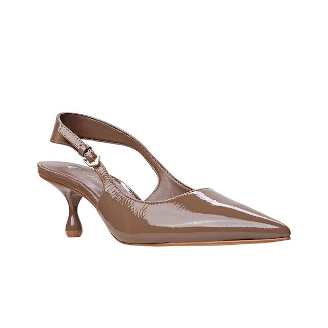 Scarpin Feminino Carrano Verniz Marrom Mocha - 798001