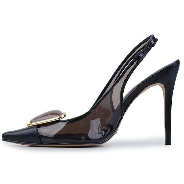 Scarpin Feminino Cecconello Slingback Preto - 3082