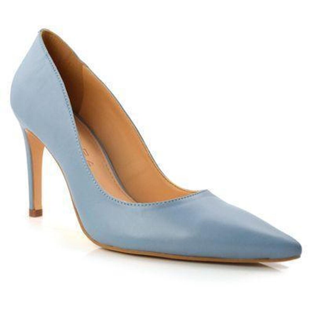 Scarpin Feminino de Couro e Salto Alto Suzzara 48501