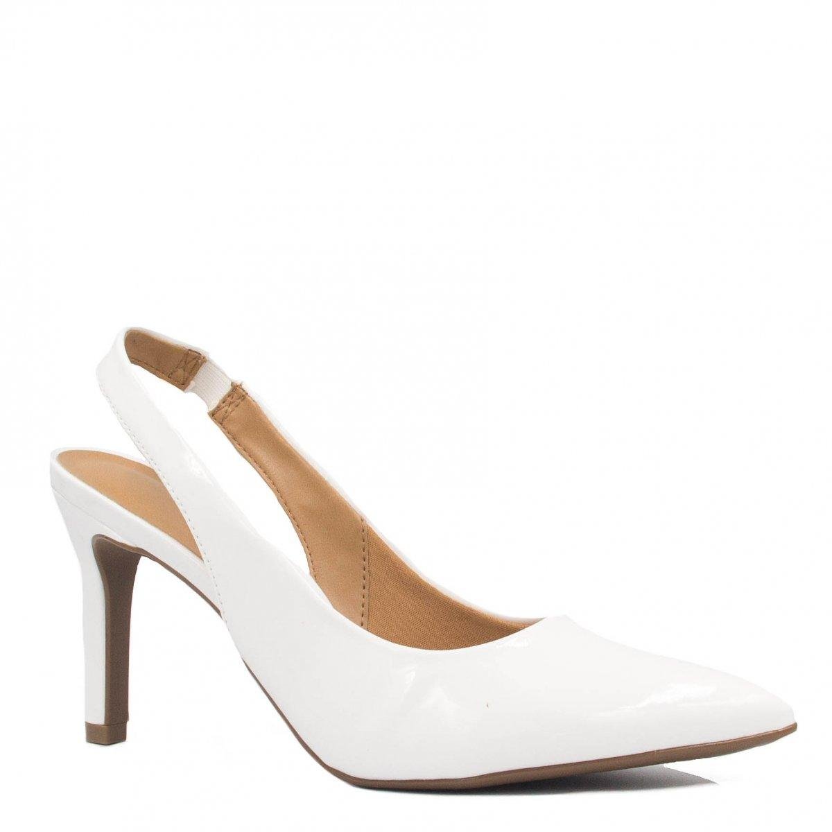 scarpin chanel branco