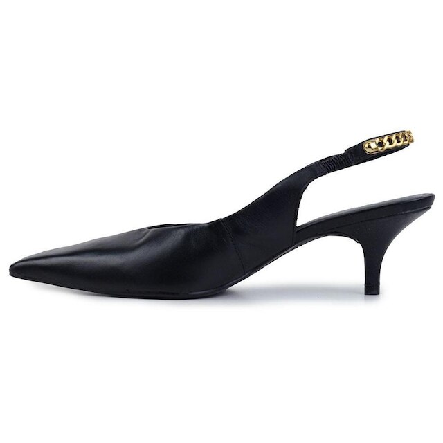 Scarpin Feminino Giulia Domna Slingback Preto - 341003