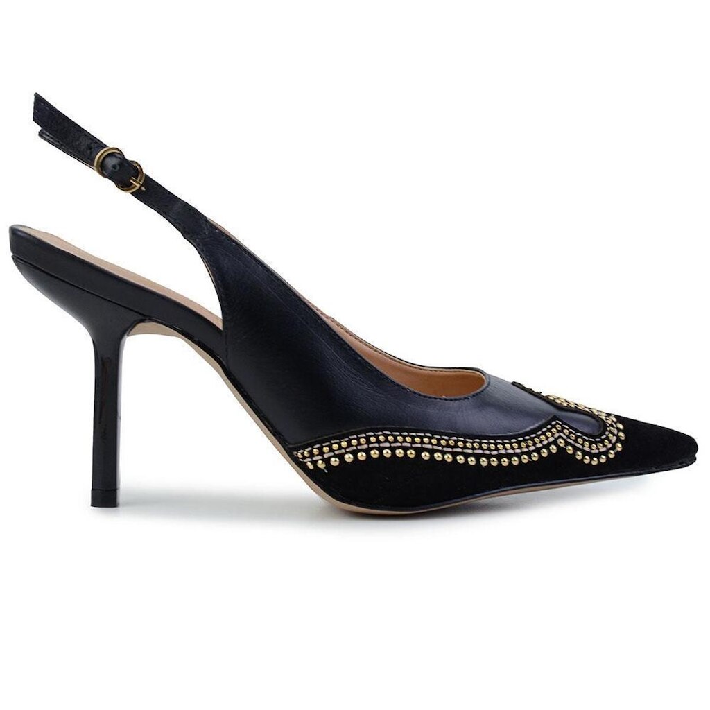 Scarpin Feminino Luiza Barcelos Slingback Preto - 1442