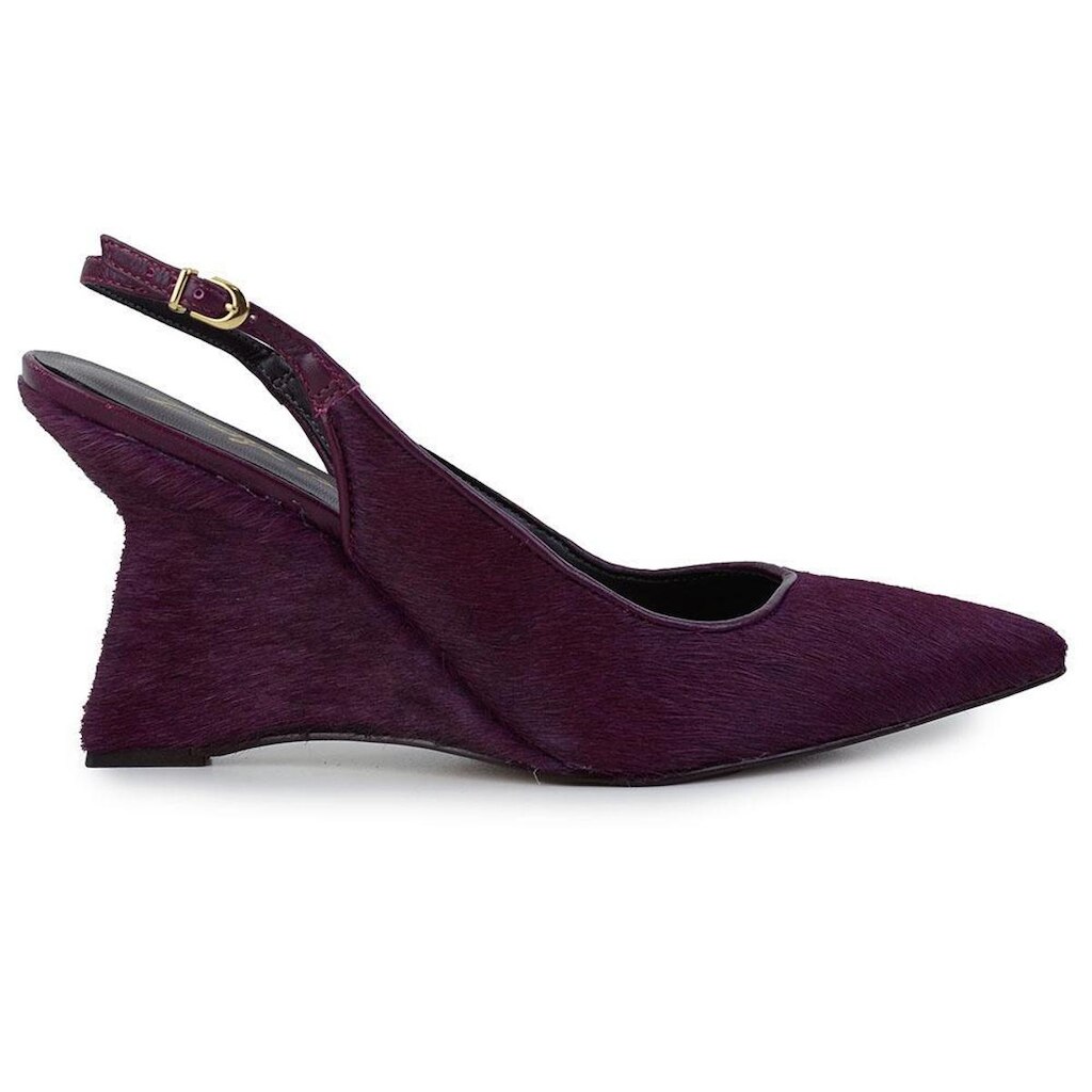 Scarpin Feminino Luiza Barcelos Slingback Vinho - 1342