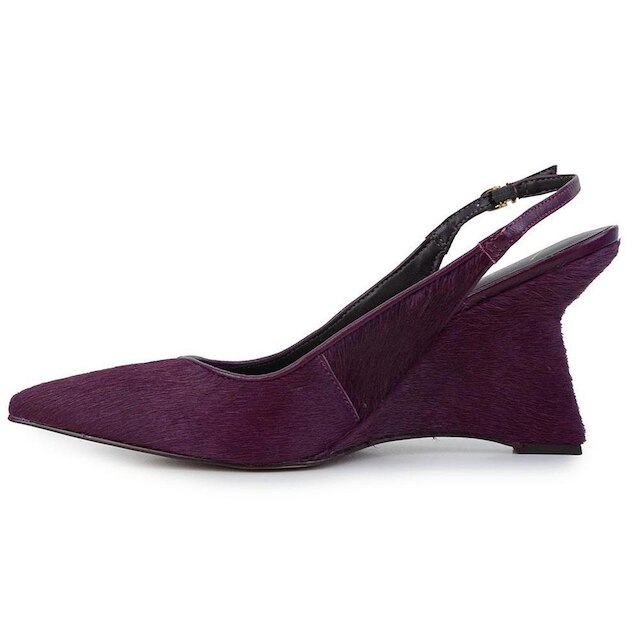 Scarpin Feminino Luiza Barcelos Slingback Vinho - 1342