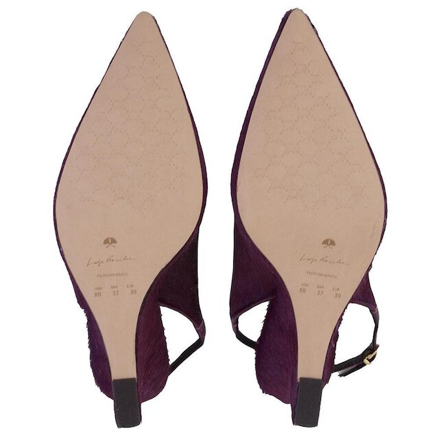 Scarpin Feminino Luiza Barcelos Slingback Vinho - 1342