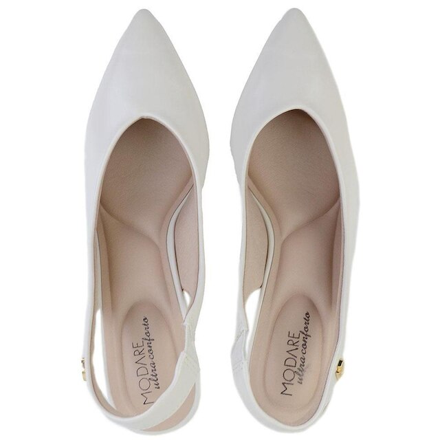 Scarpin Feminino Modare Slingback Bege - 32016