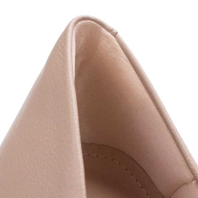 Scarpin Feminino Salto Fino Médio Couro Clássico Moda 2360.71899 Lia Line