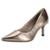 Scarpin Feminino Salto Fino Via Marte 205001 - Prata+Grafite