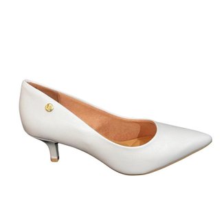 Scarpin Feminino Vizzano Salto Baixo 1122828 Pelica