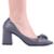 Scarpin Feminino Zariff com Laço 1606-008 - Cinza