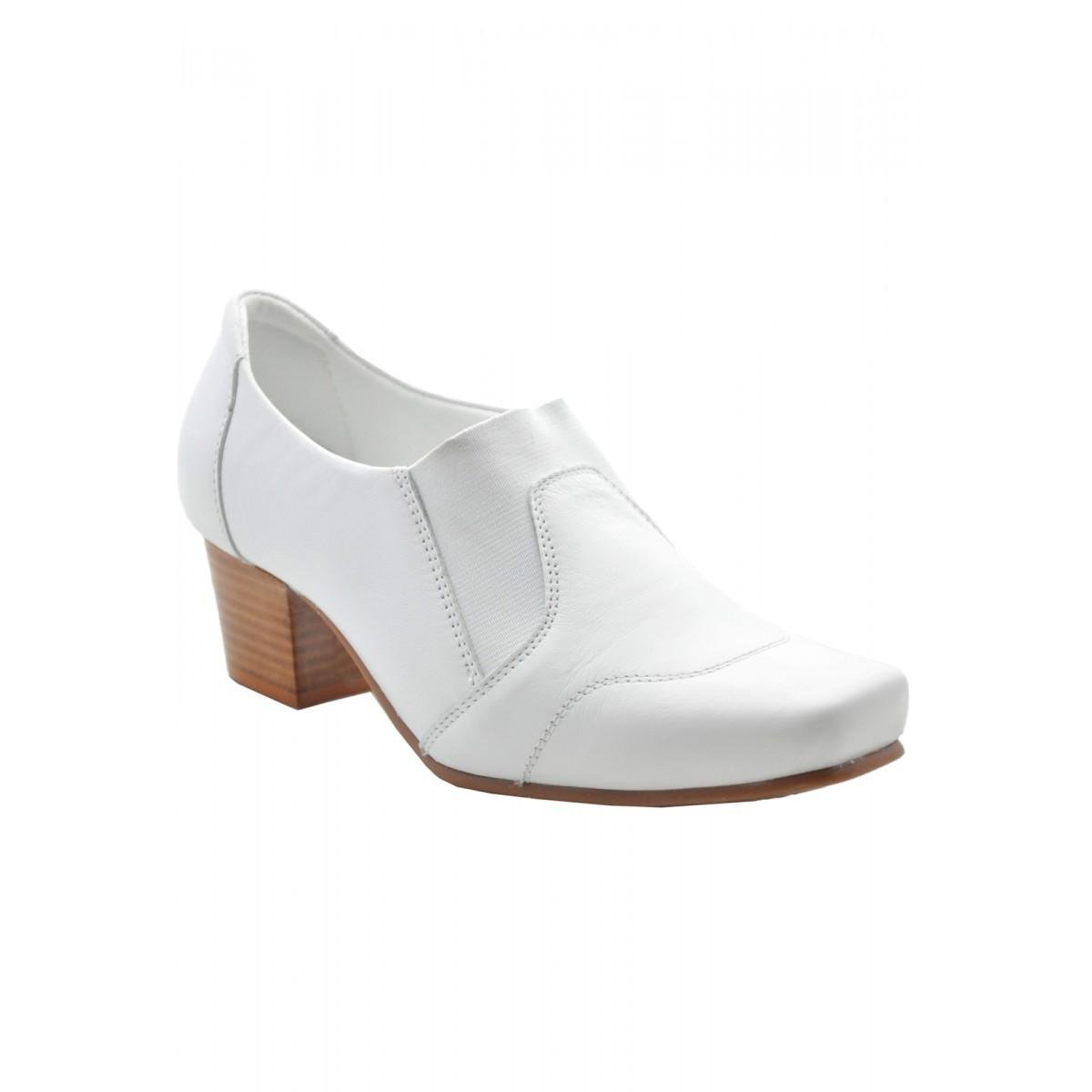 scarpin branco confort