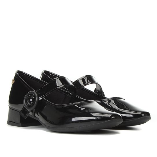 Scarpin Mississipi Boneca Feminino - Preto