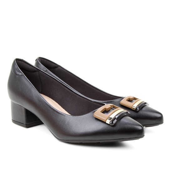 Scarpin Modare Bico Fino Feminino - Preto