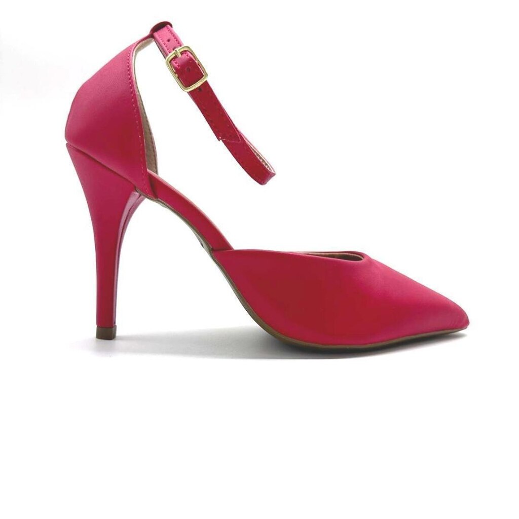 Scarpin Mozione Com Fivela Salto Fino 96
