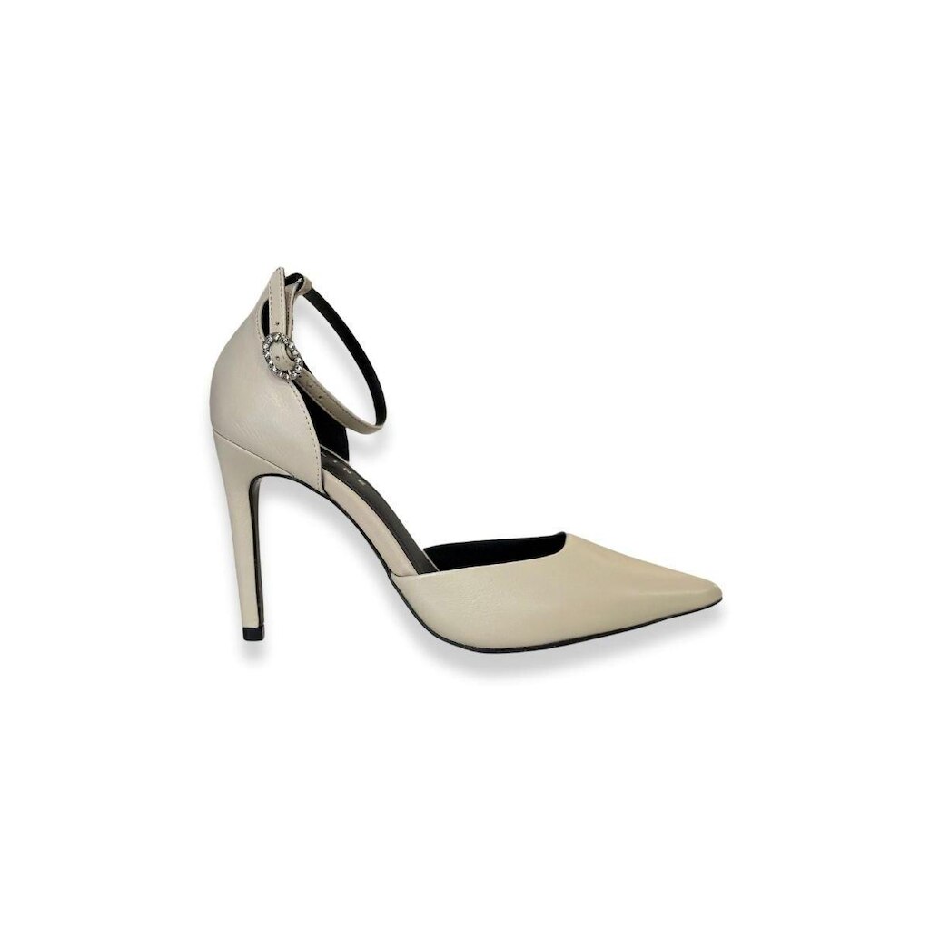 Scarpin Salto Fino Off White Lia Line