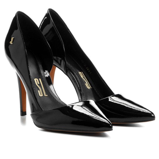 Scarpin Santa Lolla Bico Fino - Preto