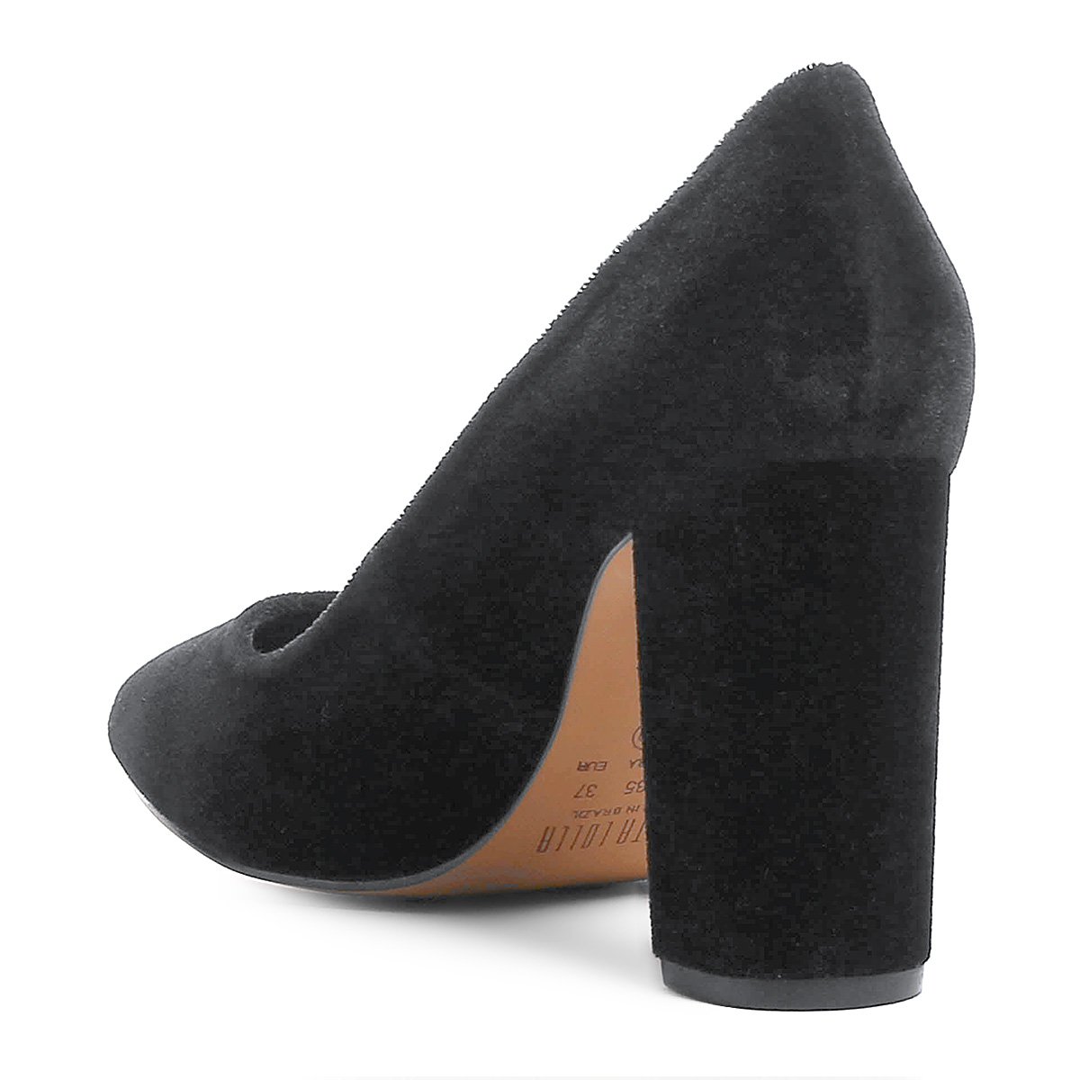 scarpin santa lolla salto grosso preto