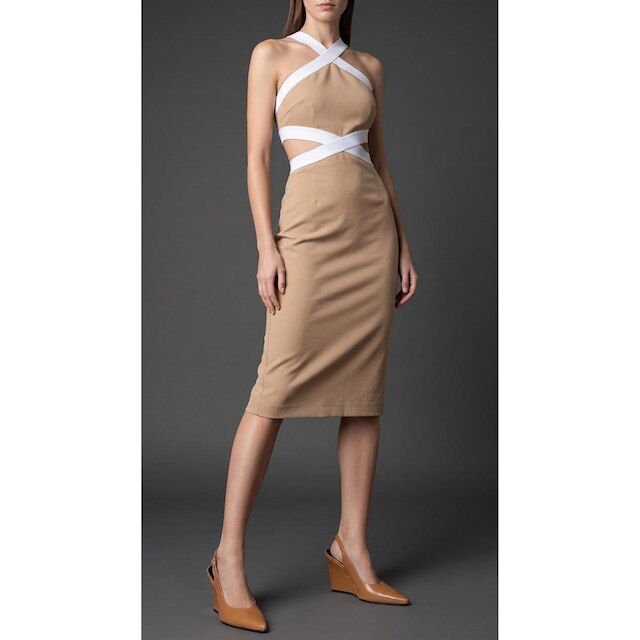 Scarpin Sapato Slingback Anabela Salto Alto 9cm Bico Fino