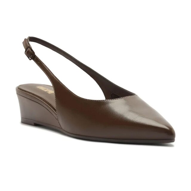 Scarpin Slingback Anabela Bico Fico Lançamento Anacapri