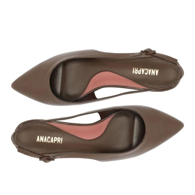 Scarpin Slingback Anabela Bico Fico Lançamento Anacapri