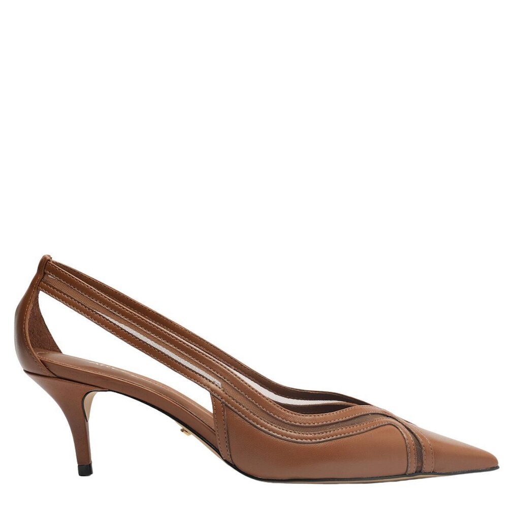 Scarpin Slingback Salto Baixo  Arezzo Feminino