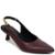 Scarpin Slingback Salto Baixo Bico Fino Giulia Domna 271.002 - Bordô