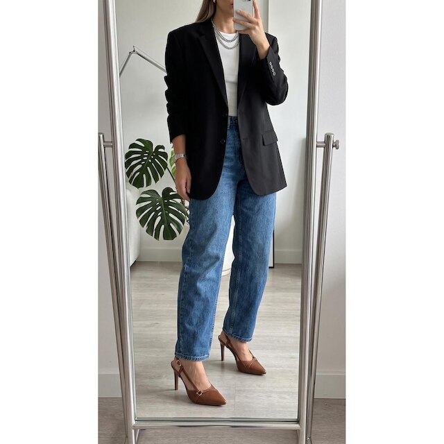 Scarpin Slingback Sapato Bico Fino Salto Alto Fino 9cm