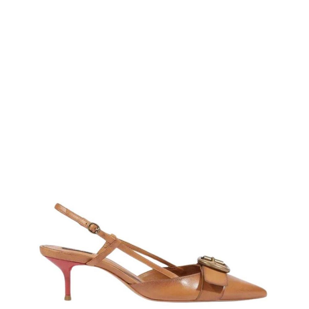 Scarpin Slingback Schutz Claudi Marrom