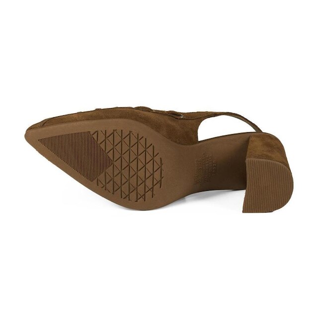 Scarpin Tanara Em Couro de Salto Bloco Feminino T9522