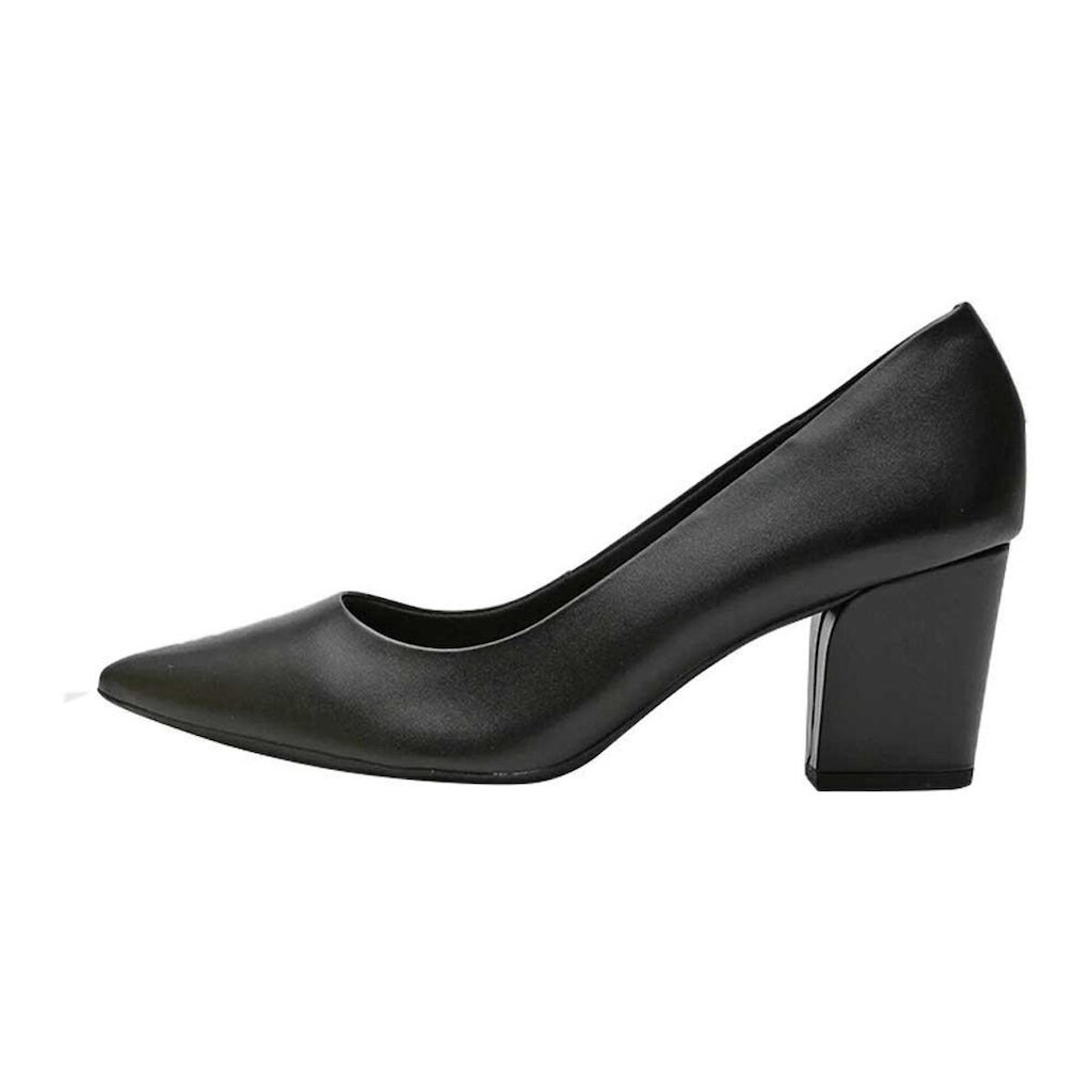 Scarpin Usaflex Feminino Salto Bloco