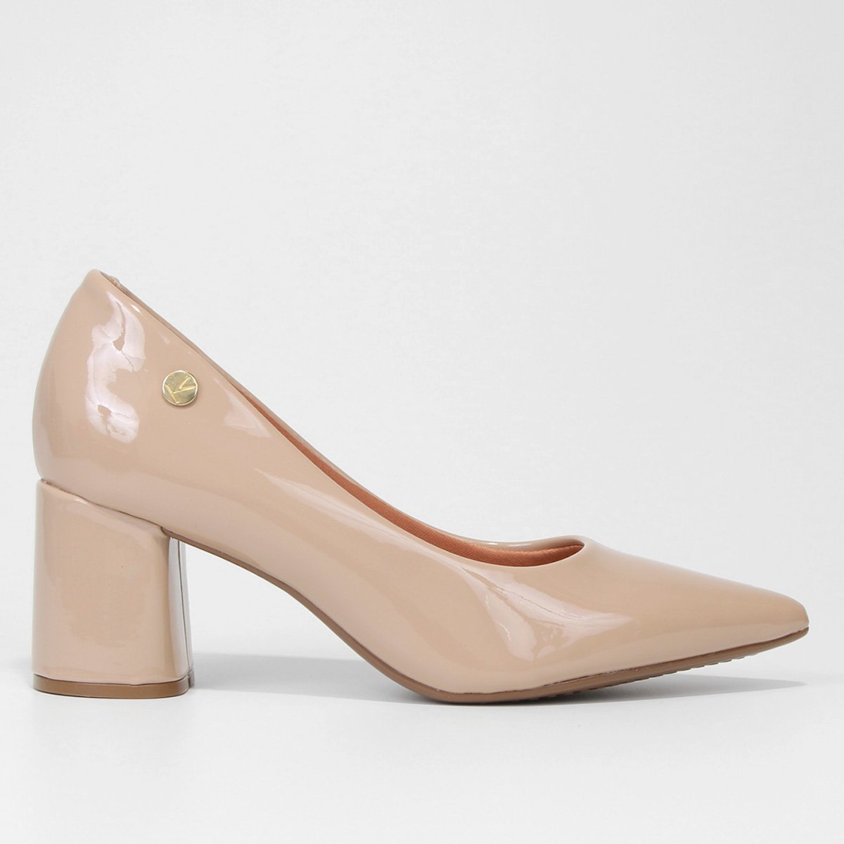 Scarpin Vizzano Bico Fino Salto Bloco Feminina - Bege é ruim? Scarpin Vizzano Bico Fino Salto Bloco Feminina - Bege é boa?