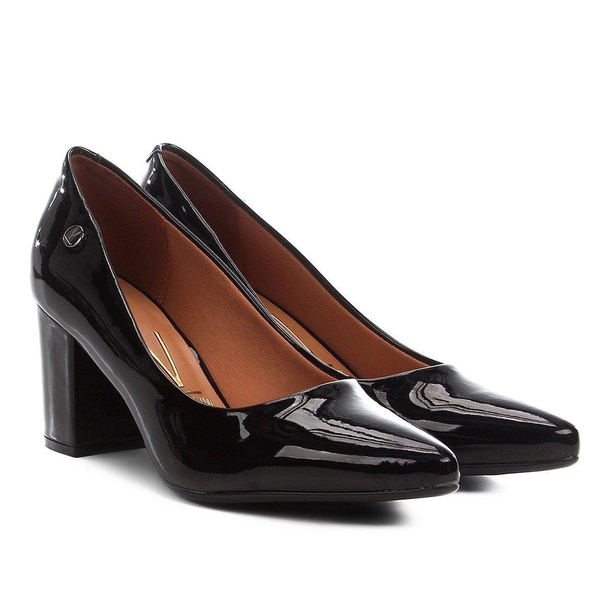 scarpin vizzano preto salto medio