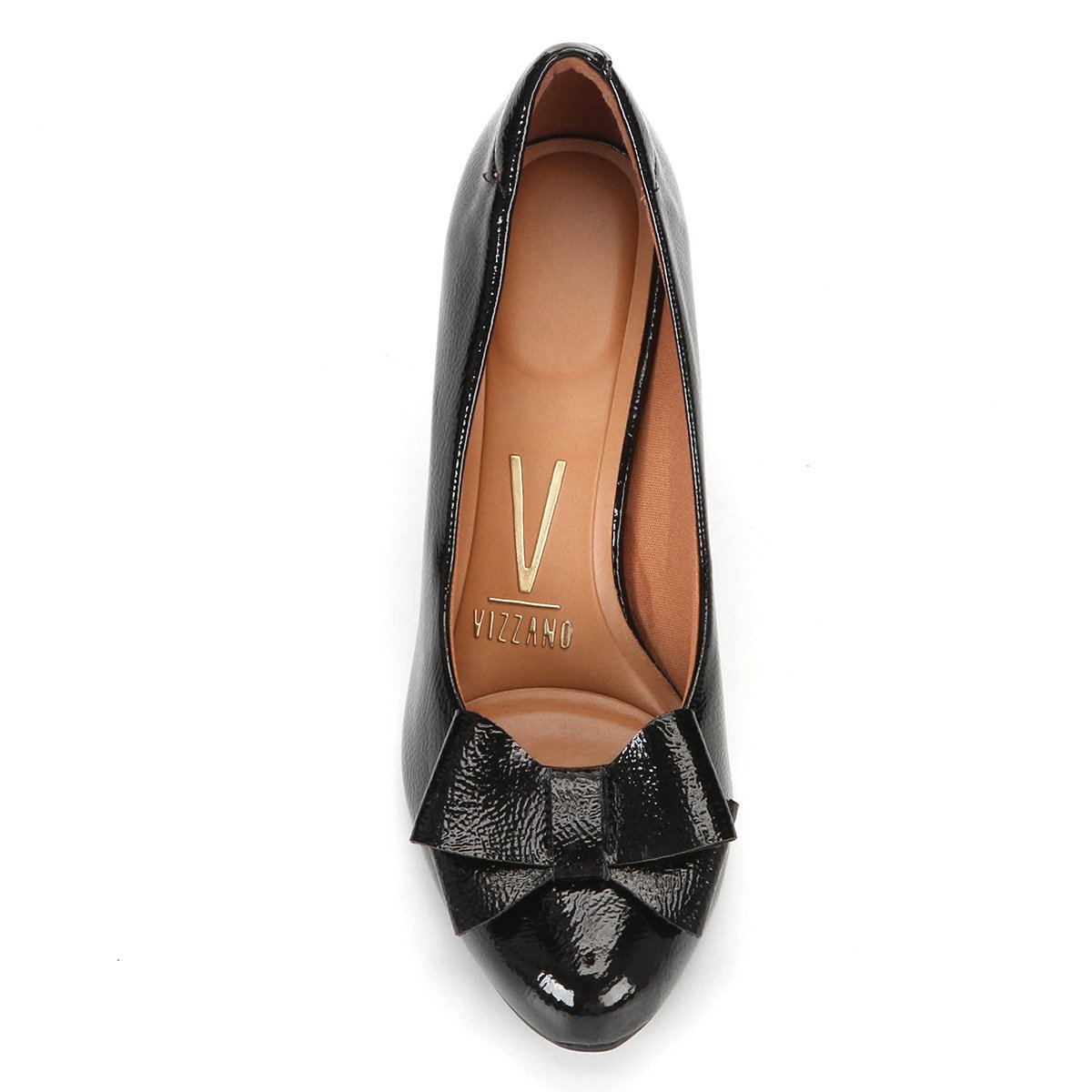 scarpin bico redondo vizzano