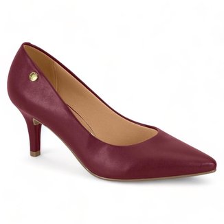 Scarpin Vizzano Feminino Salto Baixo Fino Comfy Macio - Hortelã - 40
