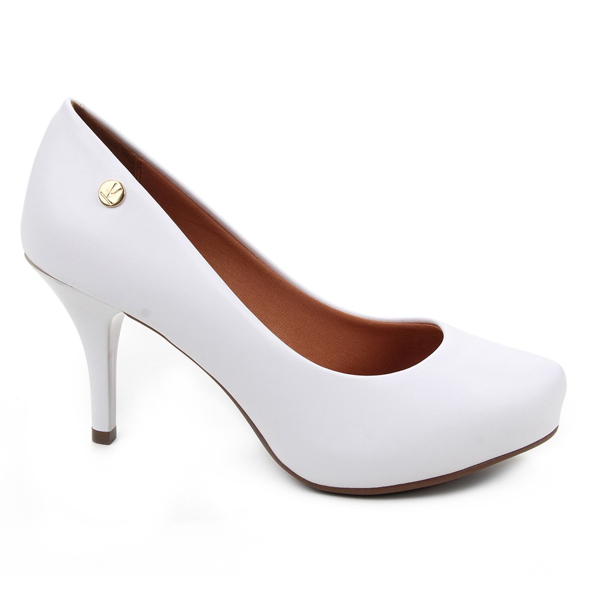 scarpin vizzano meia pata branco