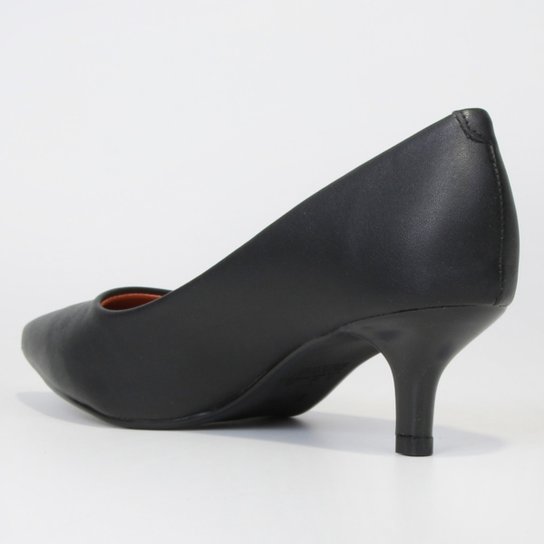 Scarpin Vizzano Salto Baixo Básico Bico Fino Feminino