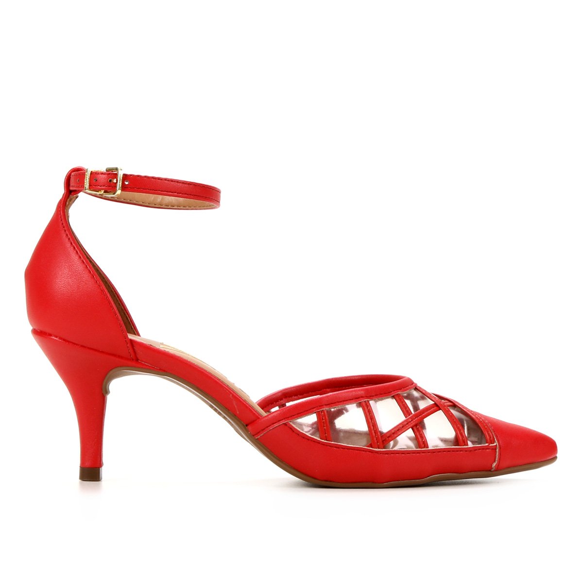 Compre Scarpin Vizzano Bordado Tela Branco Vizzano Online