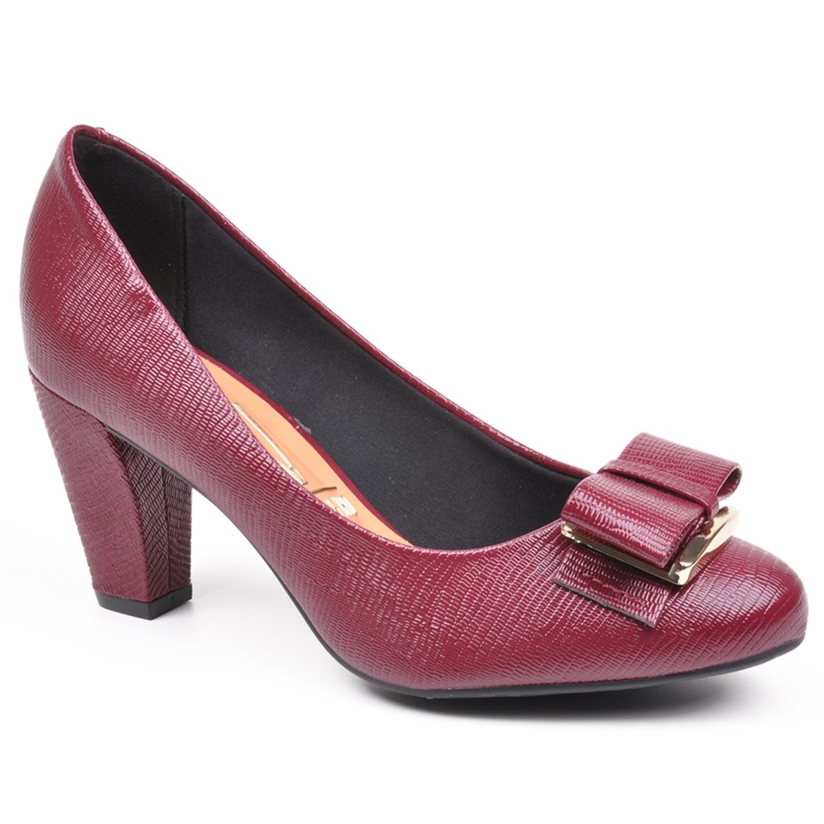 scarpin vizzano texturizado